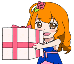 cutie hostess Rina sticker #5971698