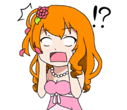 cutie hostess Rina sticker #5971699