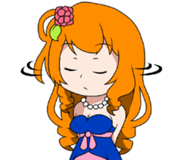 cutie hostess Rina sticker #5971700