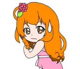 cutie hostess Rina sticker #5971703