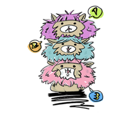 Alpaca-Shimeji sticker #5971777