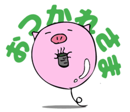 PukaPuka Buta sticker #5972030