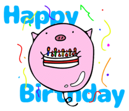 PukaPuka Buta sticker #5972056