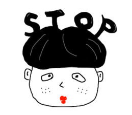 Hair words sticker #5973320