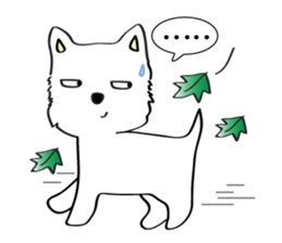 Cute girl & puppy's happy life sticker #5973488