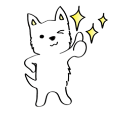 Cute girl & puppy's happy life sticker #5973501