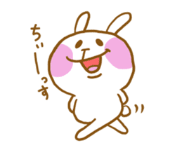 marshmallow Rabbit Mr.USAHARA sticker #5973584