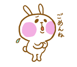 marshmallow Rabbit Mr.USAHARA sticker #5973585