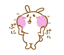 marshmallow Rabbit Mr.USAHARA sticker #5973586