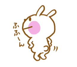 marshmallow Rabbit Mr.USAHARA sticker #5973589