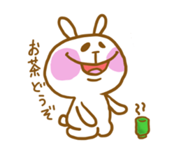 marshmallow Rabbit Mr.USAHARA sticker #5973592