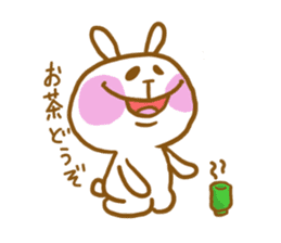 marshmallow Rabbit Mr.USAHARA sticker #5973592