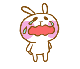 marshmallow Rabbit Mr.USAHARA sticker #5973593