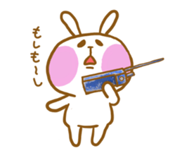 marshmallow Rabbit Mr.USAHARA sticker #5973597