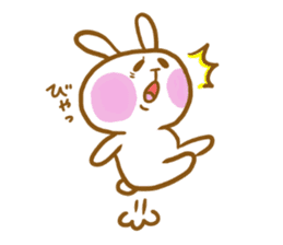 marshmallow Rabbit Mr.USAHARA sticker #5973598