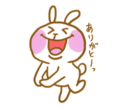 marshmallow Rabbit Mr.USAHARA sticker #5973600