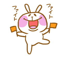 marshmallow Rabbit Mr.USAHARA sticker #5973603