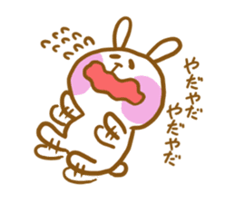 marshmallow Rabbit Mr.USAHARA sticker #5973604