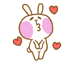 marshmallow Rabbit Mr.USAHARA sticker #5973615