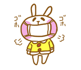 marshmallow Rabbit Mr.USAHARA sticker #5973617