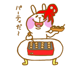 marshmallow Rabbit Mr.USAHARA sticker #5973618