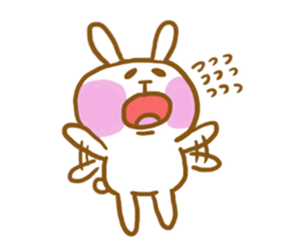 marshmallow Rabbit Mr.USAHARA sticker #5973619