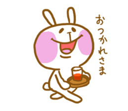 marshmallow Rabbit Mr.USAHARA sticker #5973621