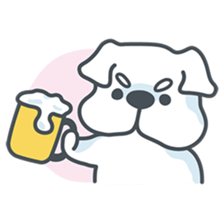 My crazy little white dog RUMI sticker #5974012