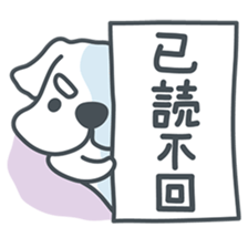 My crazy little white dog RUMI sticker #5974017