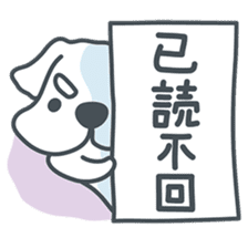 My crazy little white dog RUMI sticker #5974017