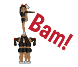 Cheermoji Cheerleader Emoji sticker #5974033