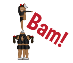 Cheermoji Cheerleader Emoji sticker #5974033