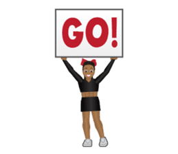 Cheermoji Cheerleader Emoji sticker #5974037