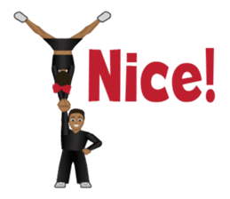 Cheermoji Cheerleader Emoji sticker #5974046