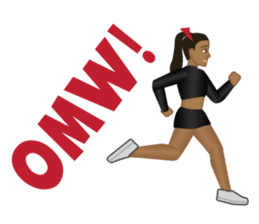 Cheermoji Cheerleader Emoji sticker #5974049