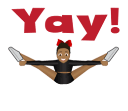 Cheermoji Cheerleader Emoji sticker #5974062