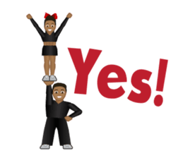 Cheermoji Cheerleader Emoji sticker #5974063