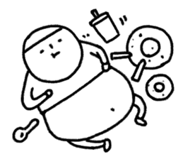 No comment, chill boy-Bobo sticker #5974120