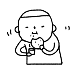 No comment, chill boy-Bobo sticker #5974134