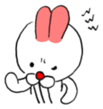 Snaggletooth rabbit sticker #5975305