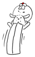 Snaggletooth rabbit sticker #5975306