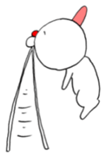 Snaggletooth rabbit sticker #5975309