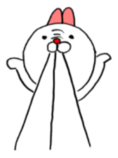Snaggletooth rabbit sticker #5975310