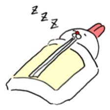 Snaggletooth rabbit sticker #5975314