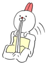 Snaggletooth rabbit sticker #5975315