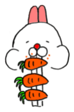 Snaggletooth rabbit sticker #5975316