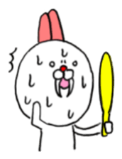 Snaggletooth rabbit sticker #5975318