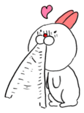 Snaggletooth rabbit sticker #5975321