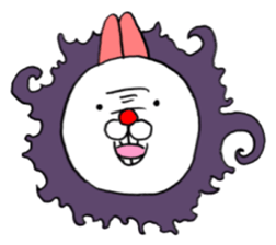 Snaggletooth rabbit sticker #5975329