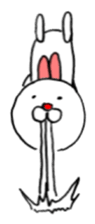 Snaggletooth rabbit sticker #5975331